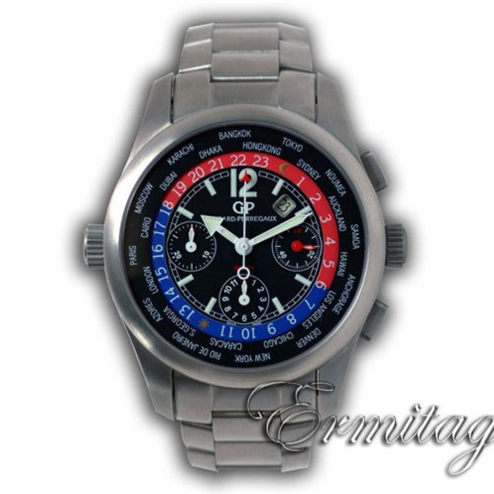 Girard Perregaux Worldwide Time Control 4980 2075WGP Titanium